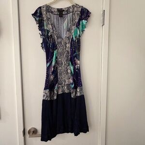CUSTO Barcelona silk blend dress